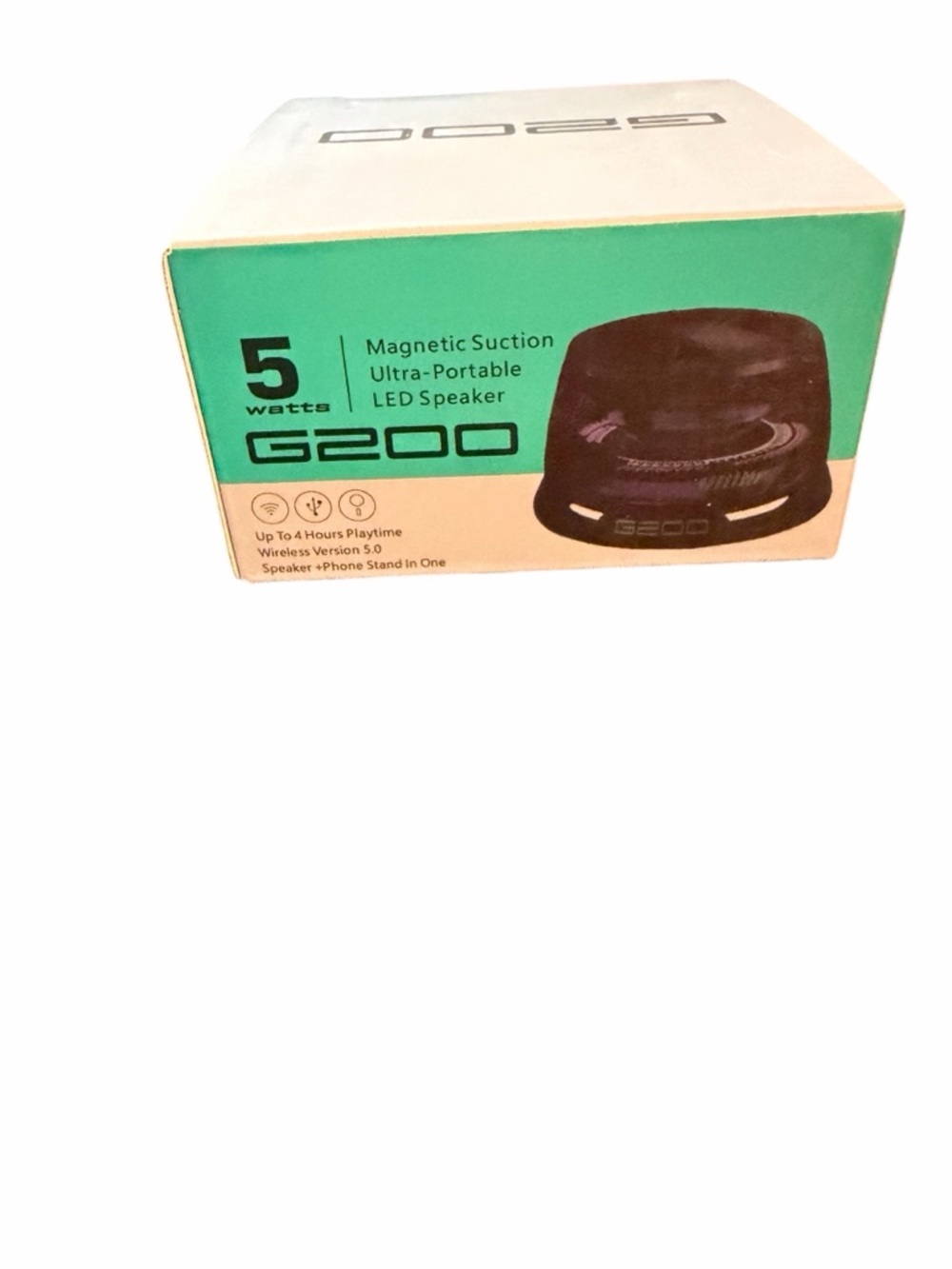 BNIB G200 Magnetic LED Bluetooth Speaker & Phone Stand - 5W Portable